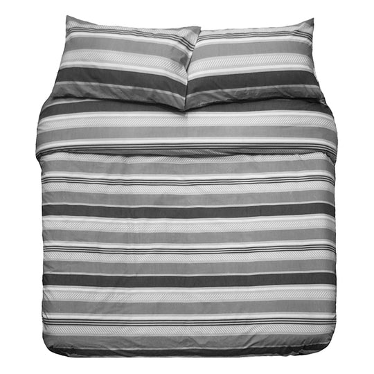 Indiana Bed Quilt Cover Set Range Grey