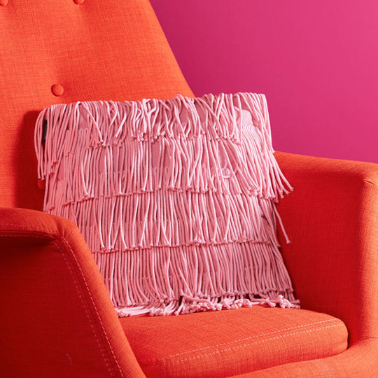 Flapper 40x40cm Filled Cushion Pink