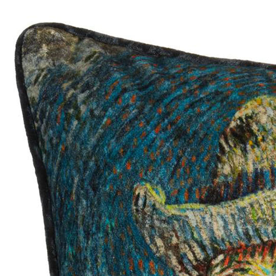 Van Gogh 45x45cm Filled Cushion Blue