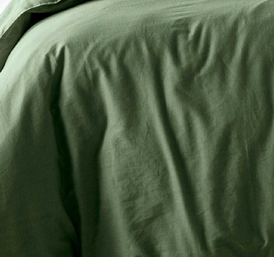 Acacia Quilt Cover Set Range Olive