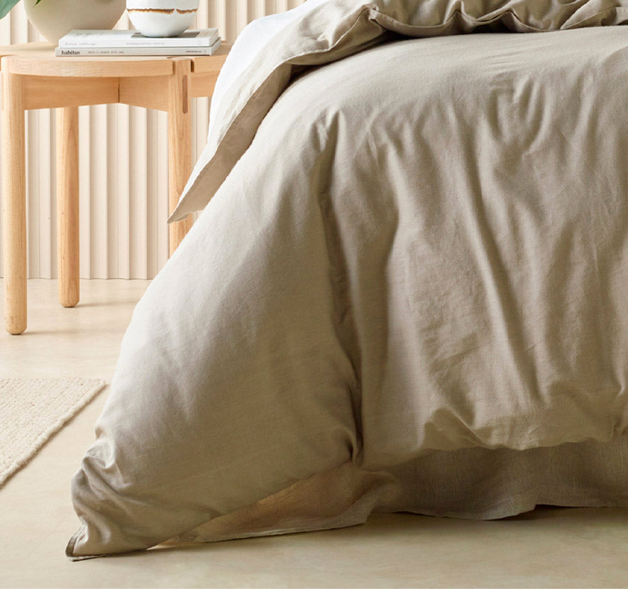 Acacia Quilt Cover Set Range Sand