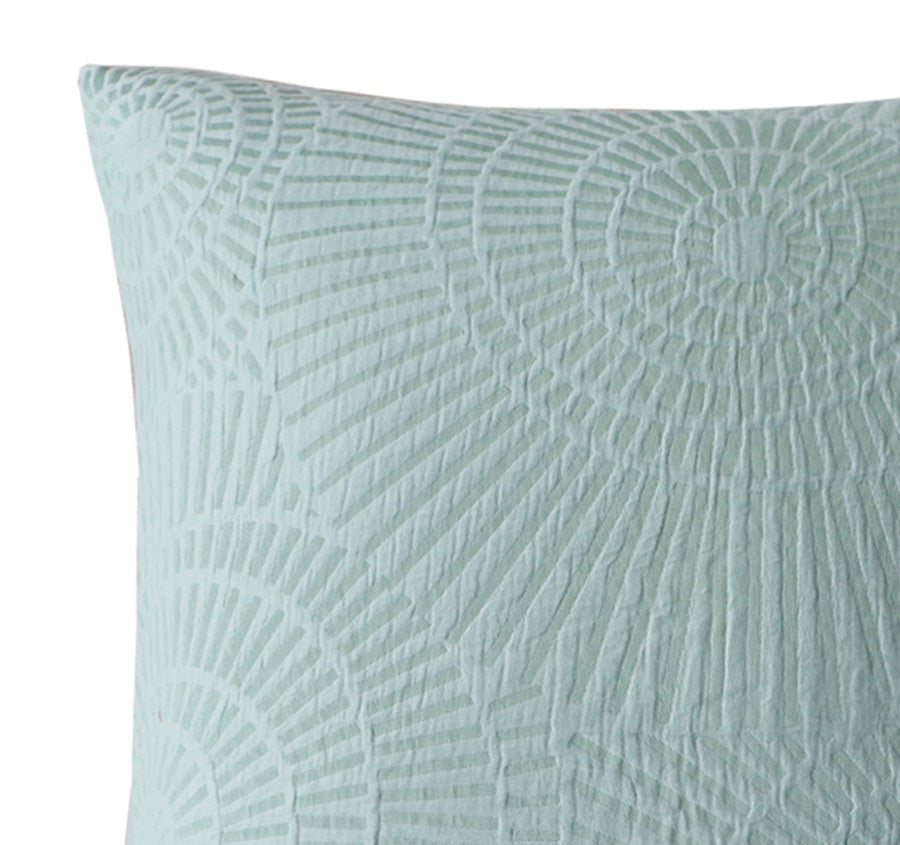 Byron European Pillowcase Sage Manchester Warehouse