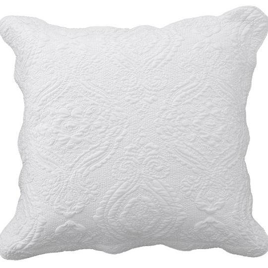 Cordelia European Pillowcase White