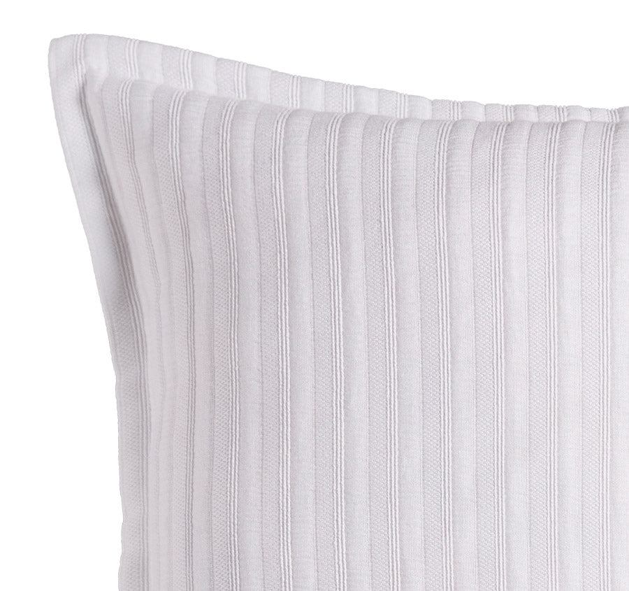 Evora European Pillowcase White