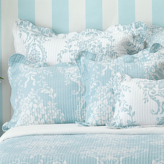 Florence Bedspread Set Range Blue