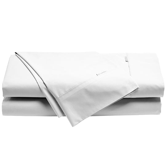 Heston 300THC Cotton Percale Sheet Set Range White