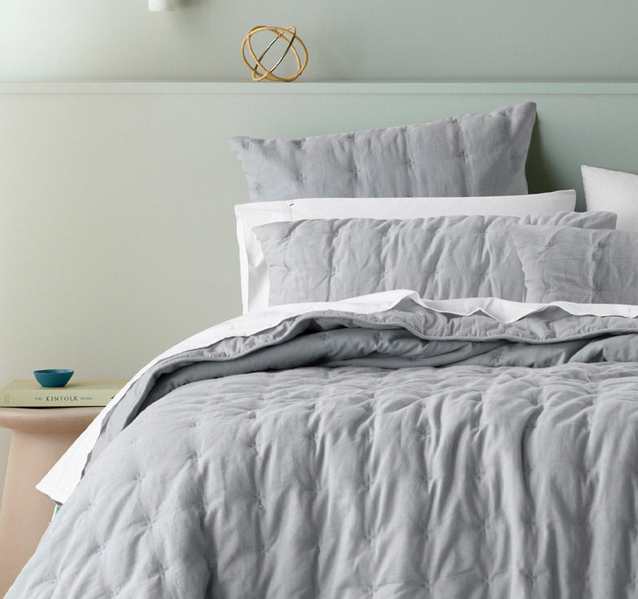 Langston Comforter Set Range Silver