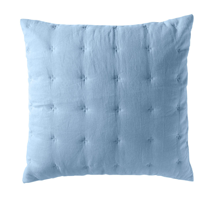 Langston European Pillowcase Blue