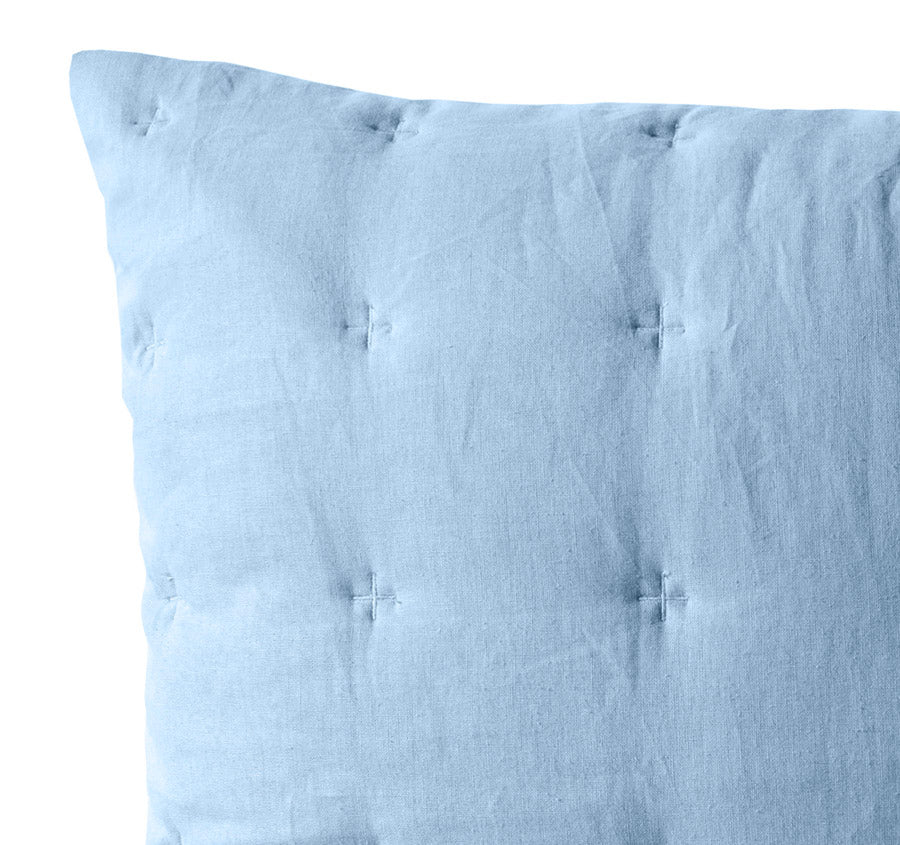 Langston European Pillowcase Blue