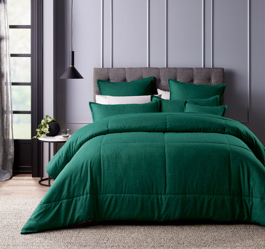 Maynard 6 Piece Comforter Set Range Green