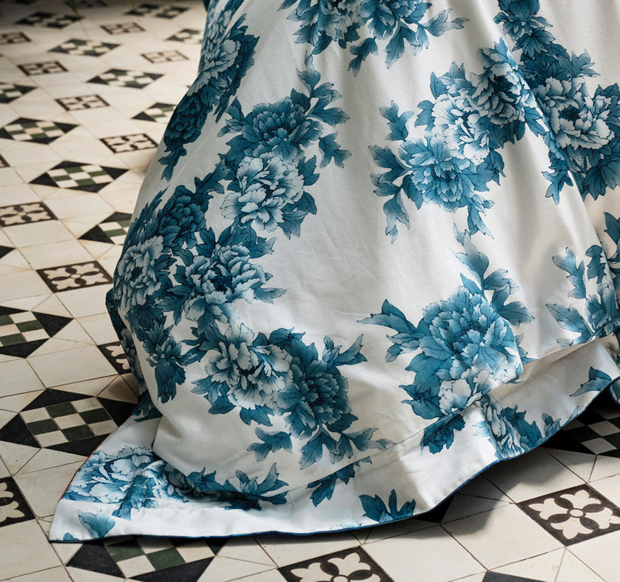 Geisha Gateway Quilt Cover Set Range Blue