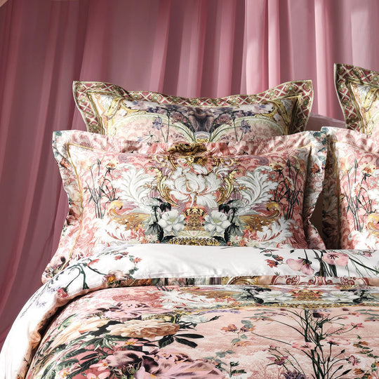 Kissed By The Prince Quilt Cover Set Range Pink