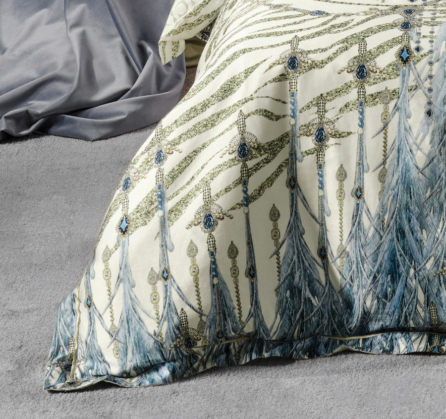 Moon And Back Quilt Cover Set Range Blue