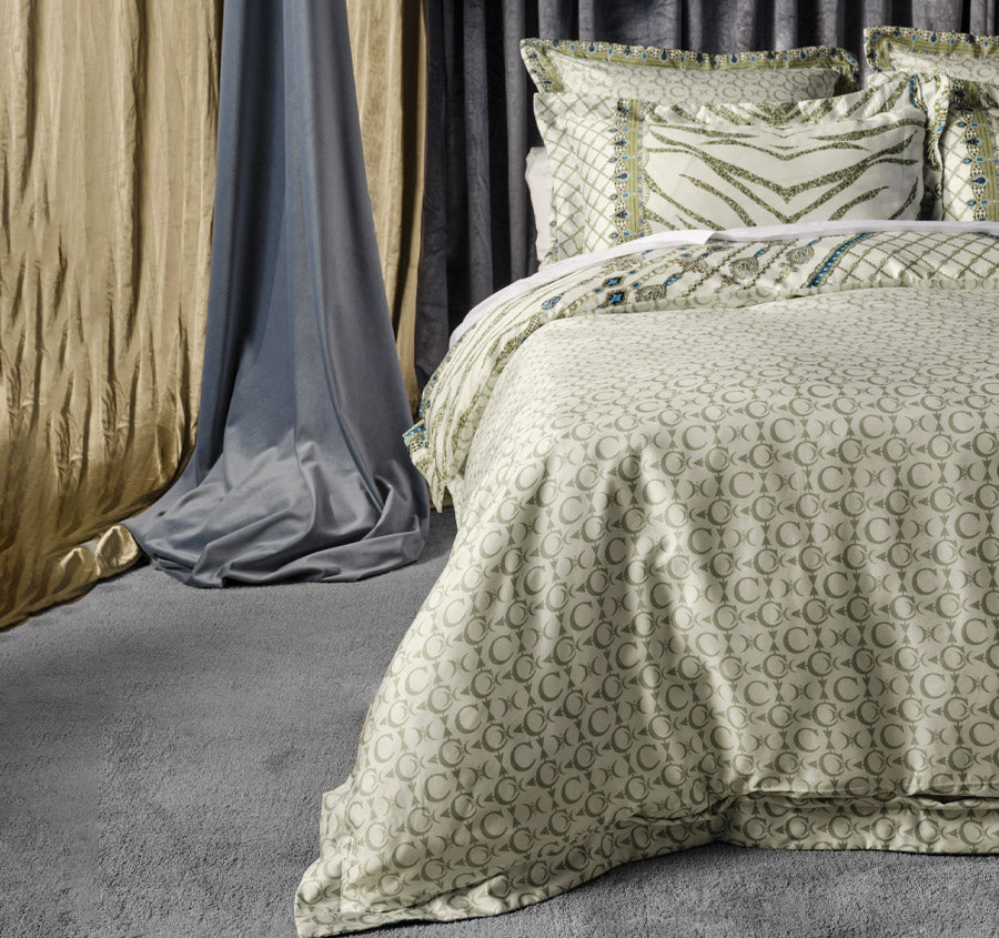 Moon And Back Quilt Cover Set Range Blue