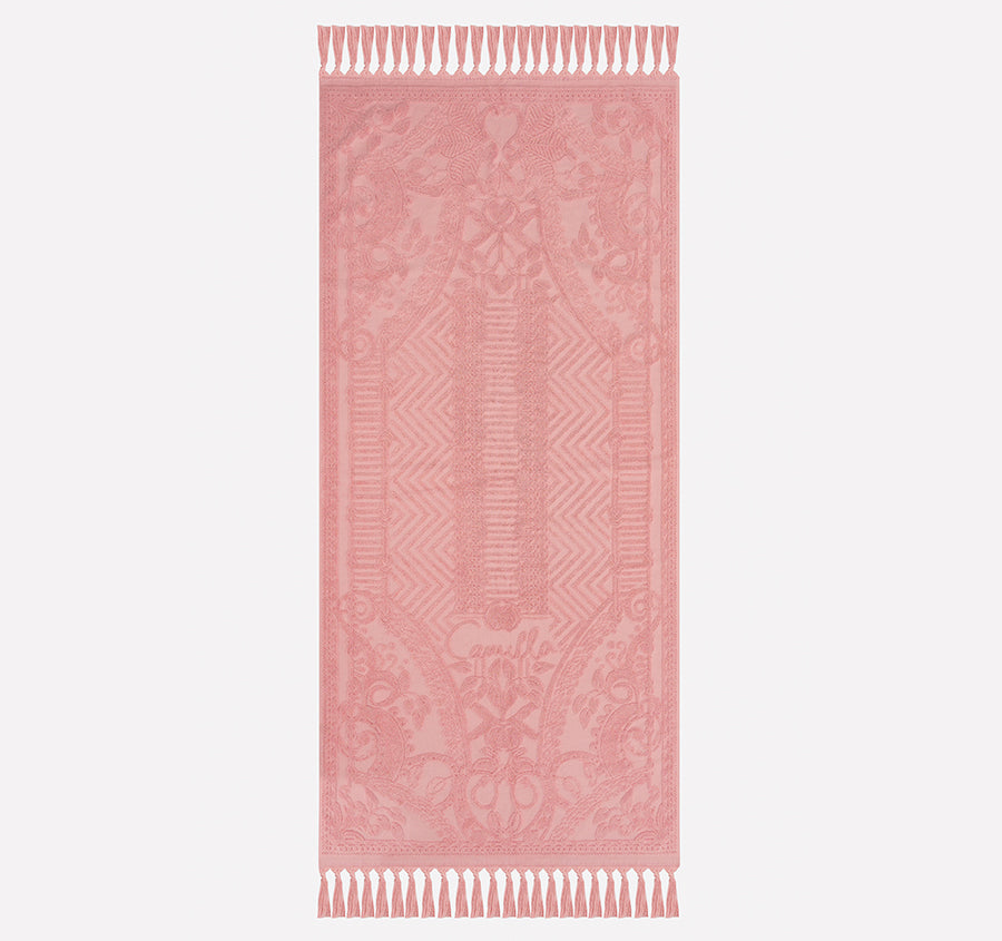 Palm Jacquard 620GSM Bath Towel Range Blossom