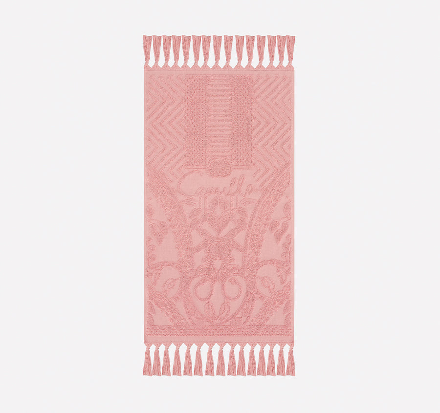 Palm Jacquard 620GSM Bath Towel Range Blossom