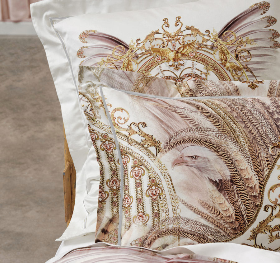 Soar Like An Eagle Quilt Cover Set Range Gold