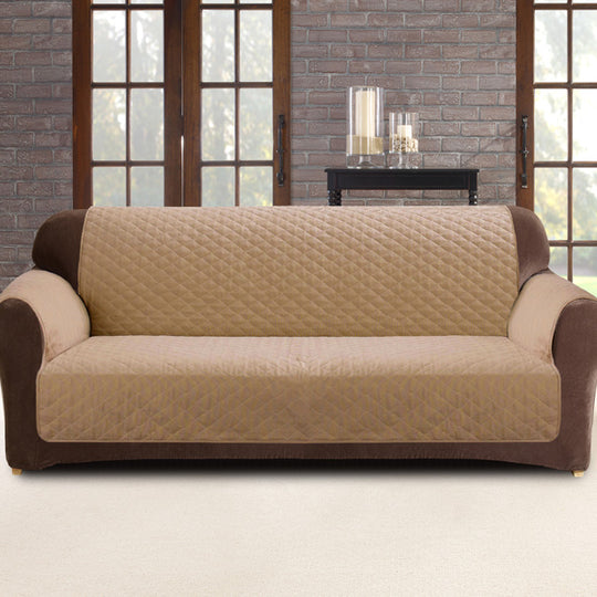Custom Fit Sofa Cover Protector Range Dark Flax