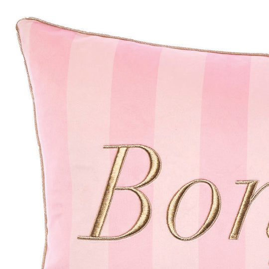 Bonjour 35x55cm Filled Cushion Pink