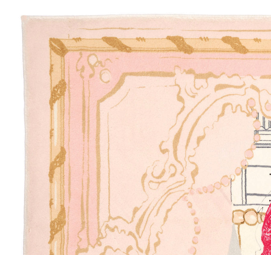 Fashion Claris 105x150cm Floor Rug Blush