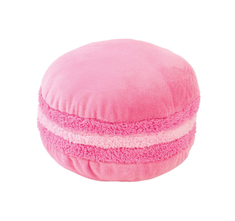 Frenchy The Macaron Filled Novelty Cushion Pink