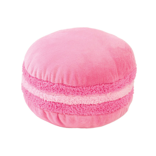 Frenchy The Macaron Filled Novelty Cushion Pink
