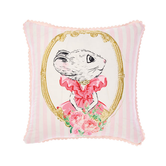 Portraits Of Claris 45x45cm Filled Cushion Pink
