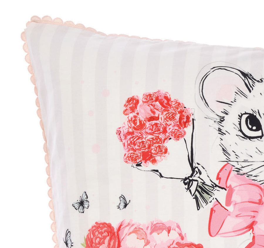 Portraits Of Claris European Pillowcase Pink Manchester Warehouse