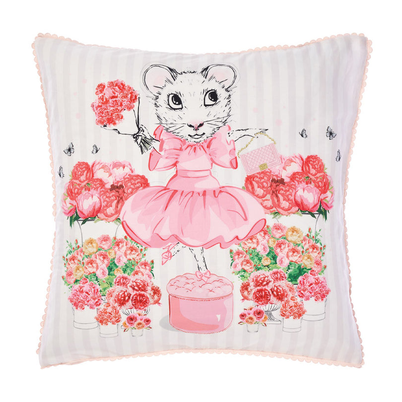 Portraits Of Claris European Pillowcase Pink Manchester Warehouse