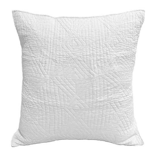 Diamond European Pillowcase White