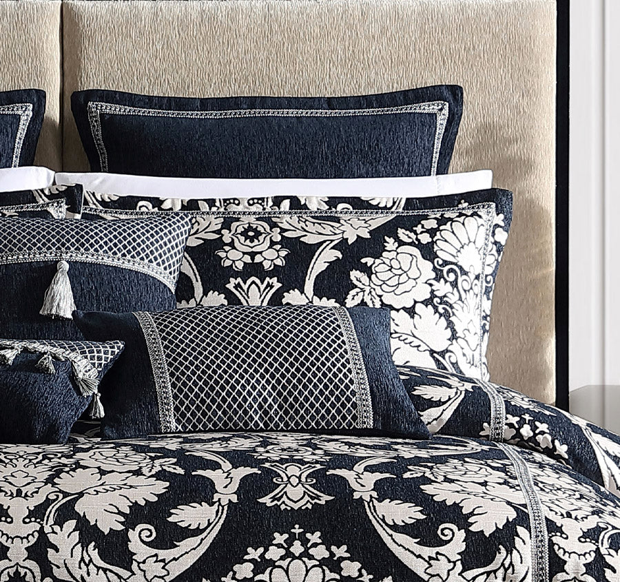 Coronet Quilt Cover Set Range Ink