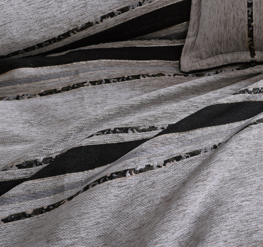 Gambusi Quilt Cover Set Range Smoke