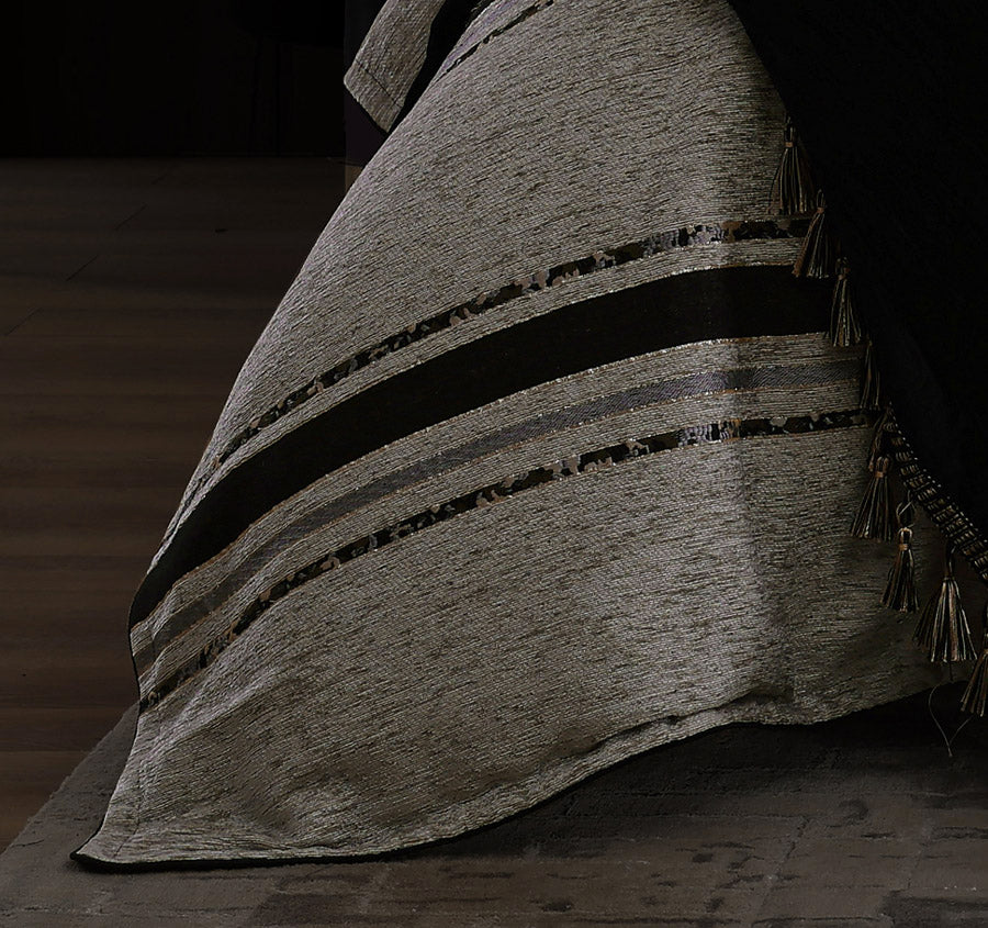 Gambusi Quilt Cover Set Range Smoke