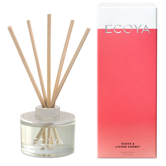 Mini Reed Diffuser 50ml Guava and Lychee Sorbet