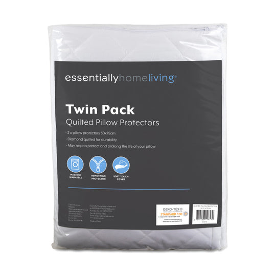 Microfibre Twin Pack Pillow Protectors