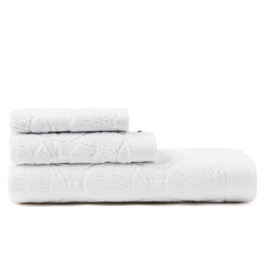 Ikeda 550GSM Cotton Bath Towel Range White