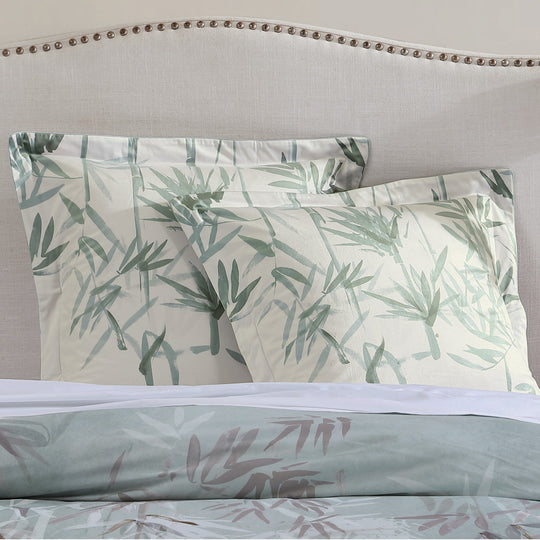 Bamboo Florette Quilt Cover Set Range Sage