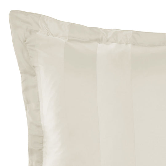 Francesco European Pillowcase White