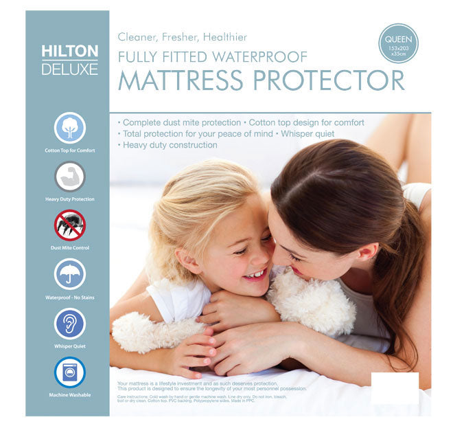 Waterproof Fitted Mattress Protector Range Manchester Warehouse