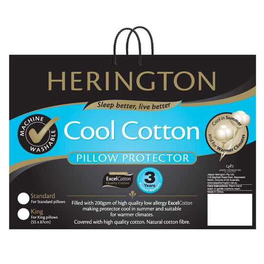 Cool Cotton King Pillow Protector