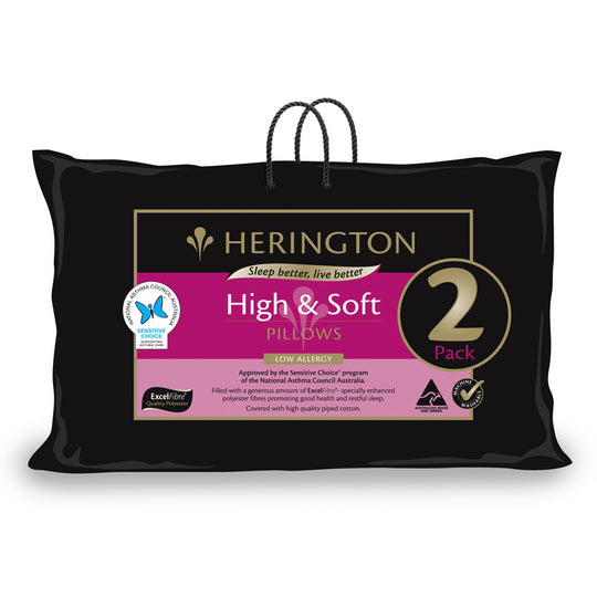 Twin Pack Standard Pillows High and Soft