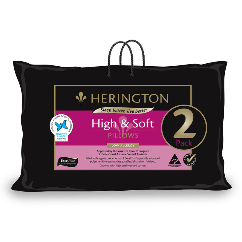Herington High & Soft Gusseted Pillow - Jaspa Herington