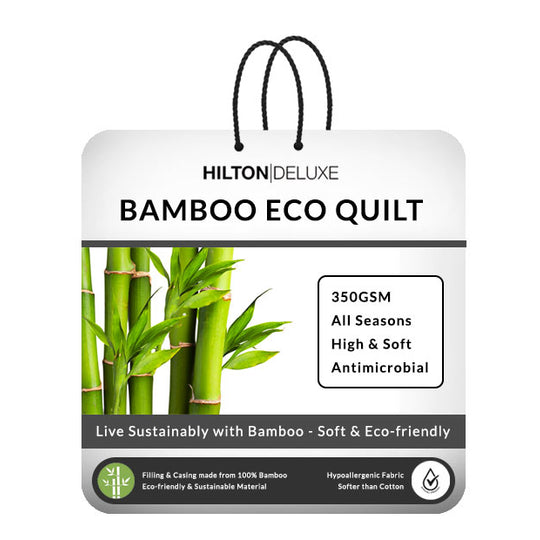 All Seasons High Loft Bamboo Eco 350GSM Quilt Range