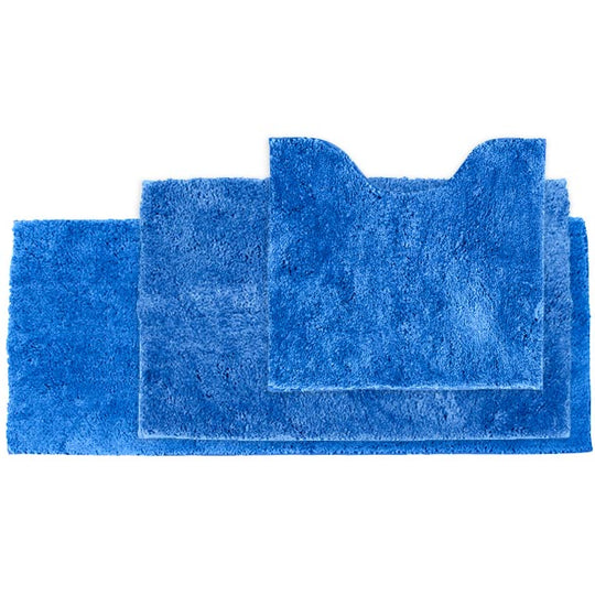 Super Plush Non-Slip Bath Mat Range Light Blue