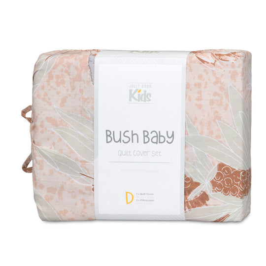 Bush Baby Quilt Cover Set Range Pink