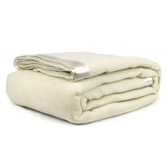 Australian Wool Blanket Range Ivory