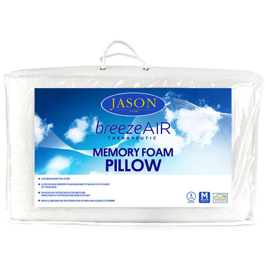 Breeze Air Memory Foam Medium Standard Pillow