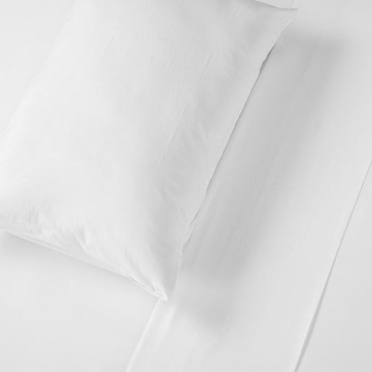 Cotton Deluxe Standard Pillowcase White