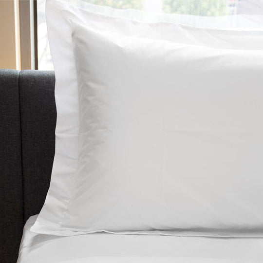 Crisp Standard Tailored Pillowcase White