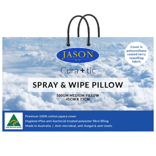Cura+tic Spray n Wipe Medium Pillow